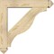 Ekena Millwork Funston Arts and Crafts Rough Sawn Bracket w/ Offset Brace, Douglas Fir, 6"W x 30"D x 30"H BKT0604X30X30FST03RDF - alternate 2